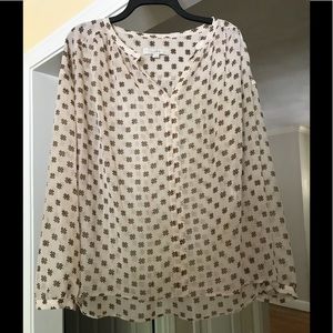 Ann Taylor Loft blouse MINT condition sz M